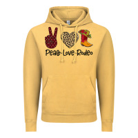 Vintage Mustard Peace Love Rodeo Vintage Hoodie - Bettercallsaul