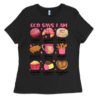 Black god says i am mexican pan dulce Ladies Tee - MaliasSmallBusiness