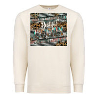 Sandshell beautiful crazy Premium Sweatshirt - CowhideDigitalArt