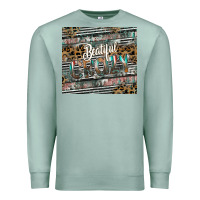 Seafoam beautiful crazy Premium Sweatshirt - CowhideDigitalArt