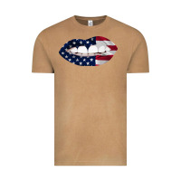 Vintage Camel Lips American Flag Vintage Tee - Bettercallsaul