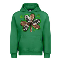Emerald western st patricks day shamrocks Urban Hoodie - Artiststas