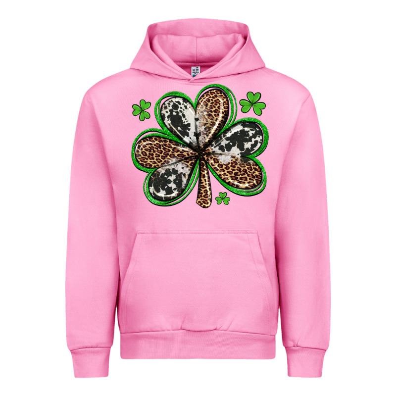 Western St Patricks Day Shamrocks Urban Hoodie by Artiststas | Teevron