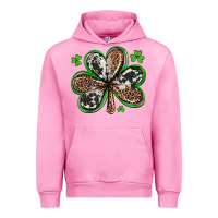 Fuchsia Pink western st patricks day shamrocks Urban Hoodie - Artiststas