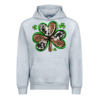 Heather Grey western st patricks day shamrocks Urban Hoodie - Artiststas