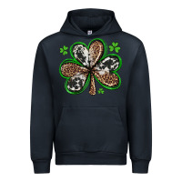 Navy western st patricks day shamrocks Urban Hoodie - Artiststas