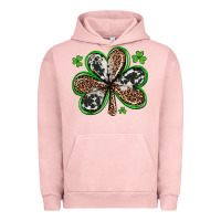 Pigment Salmon western st patricks day shamrocks Urban Hoodie - Artiststas