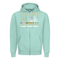 Seafoam Vietnam Veteran Shirt US Army Veteran Day Women Me Zipper Hoodie - tuanDangUi
