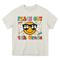 Cream peace out 2024 4th grade Heavy Core Tee - JahusDesignShop