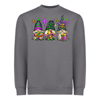Storm mardi gras gnomes Heavyweight Sweatshirt - OliviaCreatesArt