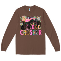 Chestnut Egg crusher Easter Day Long Sleeve Tee - HowdyJamesFarm