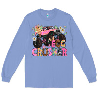 Colony Blue Egg crusher Easter Day Long Sleeve Tee - HowdyJamesFarm