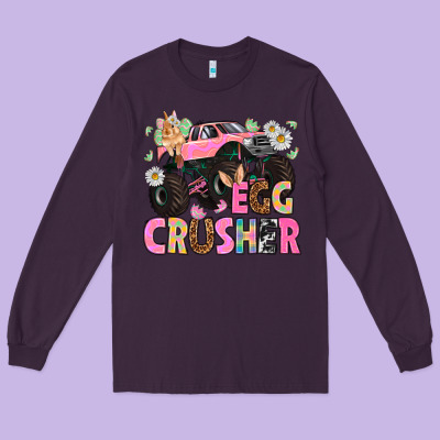 Egg Crusher Easter Day Long Sleeve Tee Designed By Howdyjamesfarm