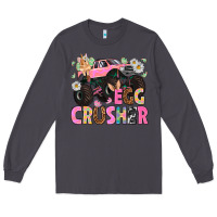 Smoke Egg crusher Easter Day Long Sleeve Tee - HowdyJamesFarm