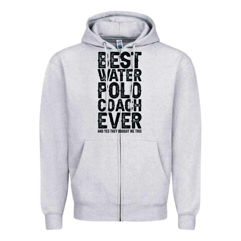 Best Coach Ever And Bought Me This Water Polo Coac Zipper Hoodie by tuanDangUi | Teevron