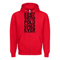 Red Best Coach Ever And Bought Me This Water Polo Coac Zipper Hoodie - tuanDangUi