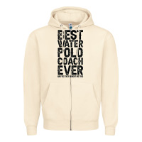 Sandshell Best Coach Ever And Bought Me This Water Polo Coac Zipper Hoodie - tuanDangUi