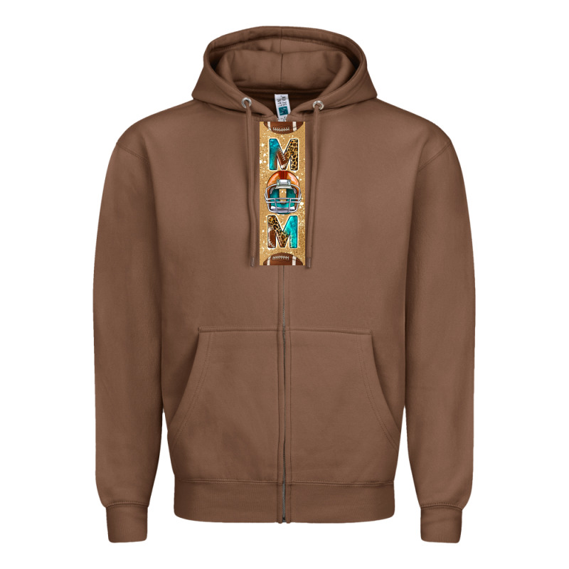 American Football With Leopard Pen Wraps Zipper Hoodie by BundleAndBundleShop | Teevron
