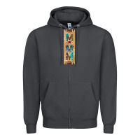 Smoke american football with leopard pen wraps Zipper Hoodie - BundleAndBundleShop