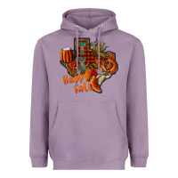 Lavender happy fall texas Heavyweight Hoodie - CowhideDigitalArt