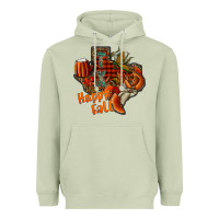 Matcha happy fall texas Heavyweight Hoodie - CowhideDigitalArt