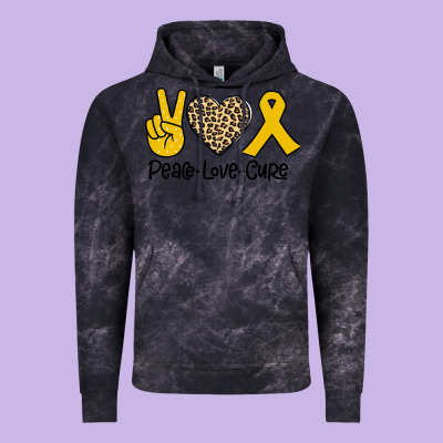 Peace Love Cure Vintage Hoodie Designed By Bettercallsaul