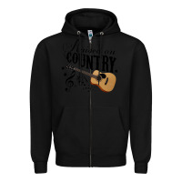 Black Raised On Country Country Life Country Music Lover Zipper Hoodie - tuanDangUi