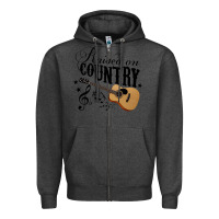 Charcoal Heather Raised On Country Country Life Country Music Lover Zipper Hoodie - tuanDangUi