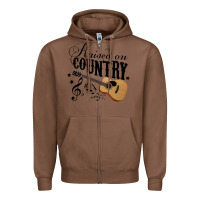Chestnut Raised On Country Country Life Country Music Lover Zipper Hoodie - tuanDangUi