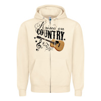 Sandshell Raised On Country Country Life Country Music Lover Zipper Hoodie - tuanDangUi