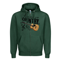 Sports Green Raised On Country Country Life Country Music Lover Zipper Hoodie - tuanDangUi