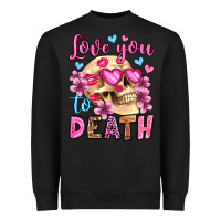 Black love you to death olivia Heavyweight Sweatshirt - OliviaCreatesArt
