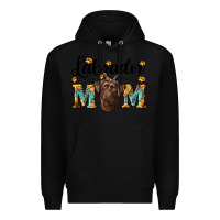 Black western labrador mom Premium Hoodie - RanaPortraitStore