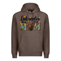 Coffee western labrador mom Premium Hoodie - RanaPortraitStore