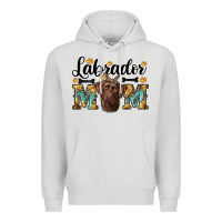 Dove Grey western labrador mom Premium Hoodie - RanaPortraitStore