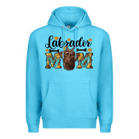 Ocean Blue western labrador mom Premium Hoodie - RanaPortraitStore
