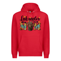 Red western labrador mom Premium Hoodie - RanaPortraitStore