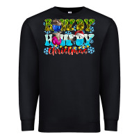 Black Rowdy Howdy Christmas Premium Sweatshirt - CowhideDigitalArt