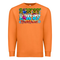 Carrot Rowdy Howdy Christmas Premium Sweatshirt - CowhideDigitalArt