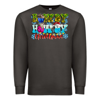 Smoke Rowdy Howdy Christmas Premium Sweatshirt - CowhideDigitalArt
