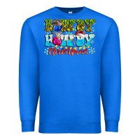 True Royal Rowdy Howdy Christmas Premium Sweatshirt - CowhideDigitalArt