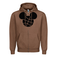 Chestnut basketball soft cotton Zipper Hoodie - tuanDangUi