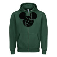 Sports Green basketball soft cotton Zipper Hoodie - tuanDangUi