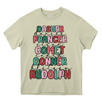 Mossy dasher dancer prancer vixer comet cupid donner bli Heavy Core Tee - MaliasSmallBusiness