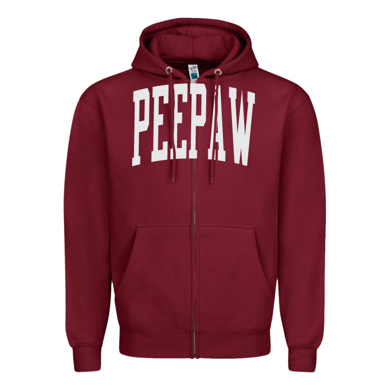 Peepaw Grandpa New Grandfather Fathers Zipper Hoodie by tuanDangUi | Teevron