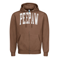 Chestnut peepaw grandpa new grandfather fathers Zipper Hoodie - tuanDangUi