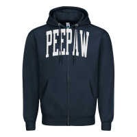 Navy peepaw grandpa new grandfather fathers Zipper Hoodie - tuanDangUi