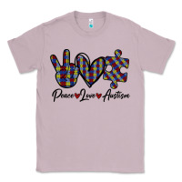 Lilac Peace Love Autism Classic Tee - Bettercallsaul