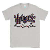 Moon Dust Peace Love Autism Classic Tee - Bettercallsaul