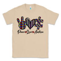 Mushroom Peace Love Autism Classic Tee - Bettercallsaul